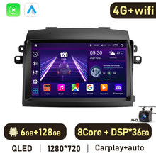 Load image into Gallery viewer, Eunavi 4G 2DIN Android Auto Radio GPS For Toyota Sienna 2 II XL20 2003 - 2010 Car Multimedia Video Player Carplay 2 Din