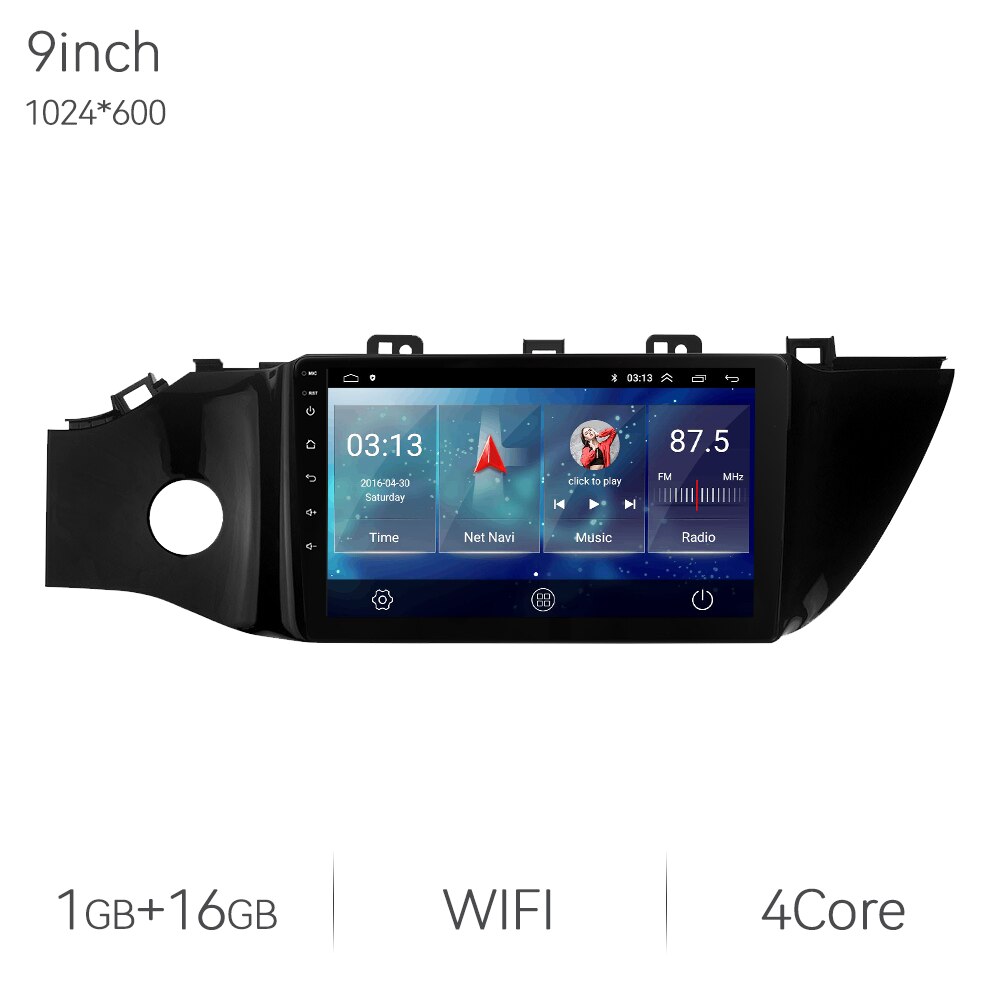 Eunavi 7862 8Core 2K 13.1inch 2din Android Radio For Kia RIO 4 2016 - 2019 Car Multimedia Video Player GPS Stereo Carplay
