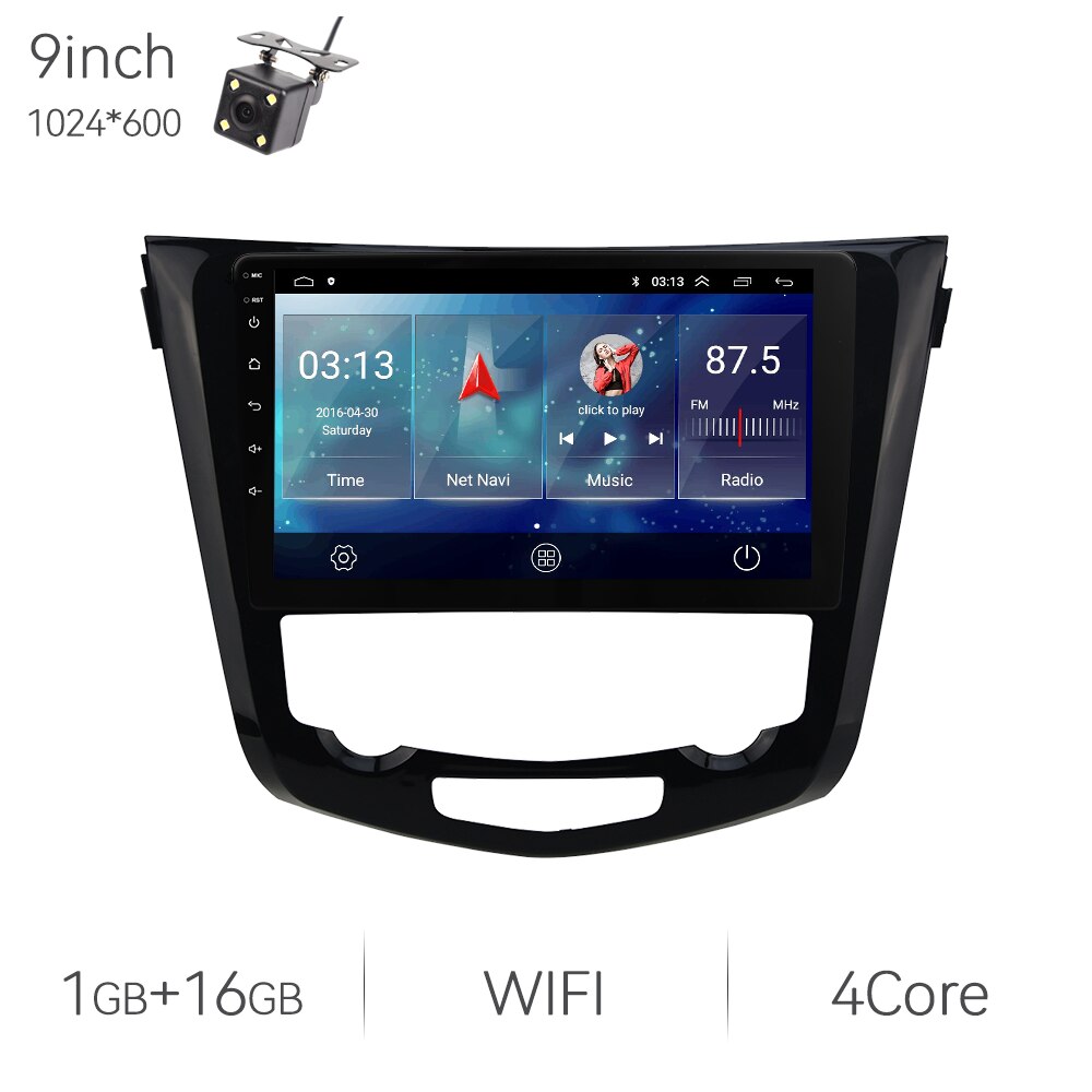 Eunavi 7862 8Core 2K 13.1inch 2din Android Radio For Nissan X-Trail 2013-2017 Car Multimedia Video Player GPS Stereo