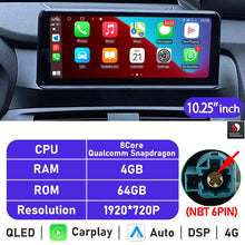 Load image into Gallery viewer, Eunavi 10.25&#39;&#39;/12.3&#39;&#39; Android 10 Car Radio Stereo For BMW X3 F25 X4 F26 CIC NBT System Multimedia Video Player CarPlay GPS USB