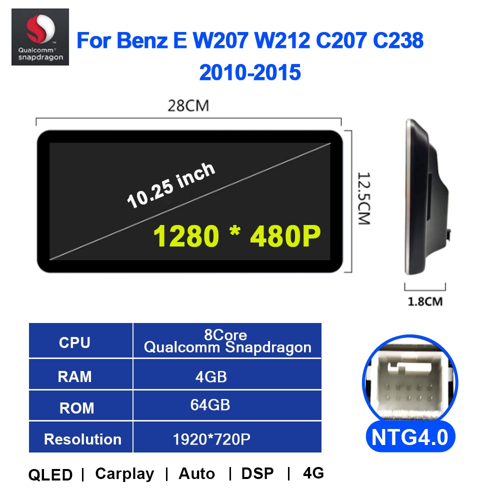 Eunavi car radio stereo For Mercedes Benz GLK Class X204 2008-2015 Android 11 Car Multimedia Player Navigation  8 Core Carplay