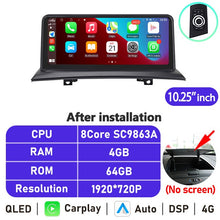 Load image into Gallery viewer, Eunavi 10.25&#39;&#39; Screen 1920*720P Android Auto Radio For BMW X3 E83 2006-2010 Car Multimedia Player Navigation GPS Carplay No DVD