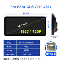 Load image into Gallery viewer, Eunavi Android Car Navigation Player for Benz CLS Class W218 CLS400 CLS500 CLS260 CLS320 CLS350 2010-2017 car radio 4G wifi