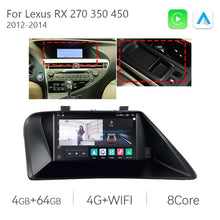 Load image into Gallery viewer, Eunavi 12.3 Car Video Player CARPLAY For Lexus RX RX270 RX350 RX450 RX200T RX450H GPS Navigation 1920*720 Stereo Android 11