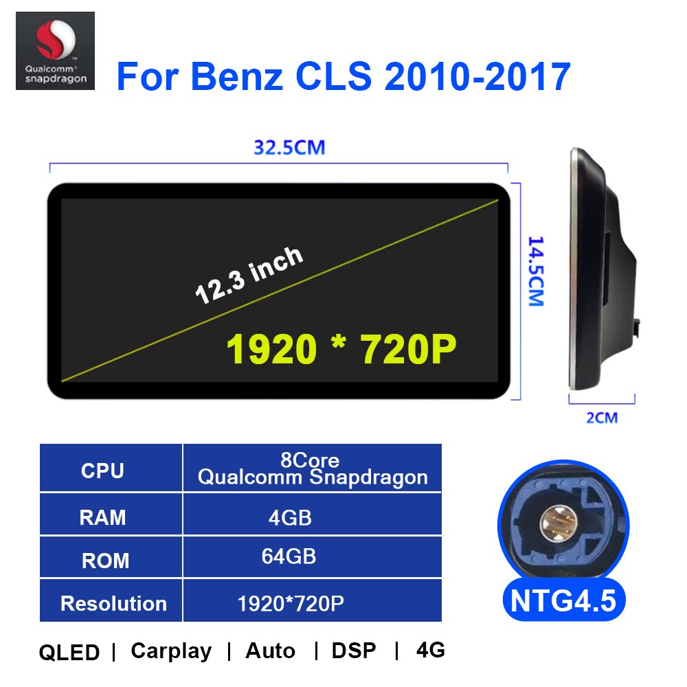 Eunavi Android Car Navigation Player for Benz CLS Class W218 CLS400 CLS500 CLS260 CLS320 CLS350 2010-2017 car radio 4G wifi