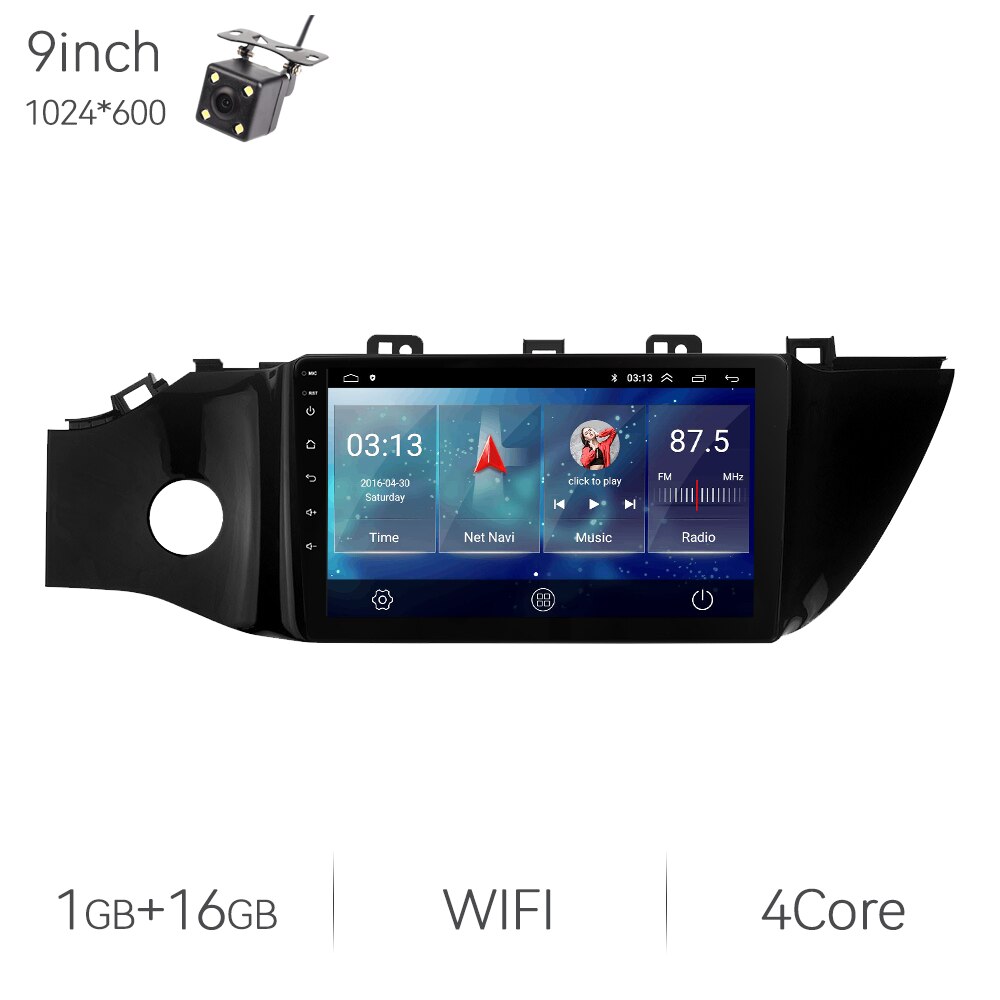 Eunavi 7862 8Core 2K 13.1inch 2din Android Radio For Kia RIO 4 2016 - 2019 Car Multimedia Video Player GPS Stereo Carplay