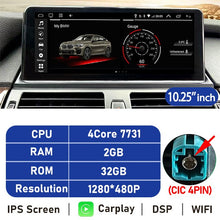 Load image into Gallery viewer, Eunavi 10.25&#39;&#39;/12.3&#39;&#39; Android Car Radio GPS For BMW X5 E70 X6 E71 (2007-2013) CCC CIC System Multimedia Stereo CarPlay Autoradio
