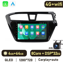 Load image into Gallery viewer, Eunavi Android 10 Car Radio For Hyundai I20 2015-2018 Navigation GPS Carplay Touchscreen Bluetooth DSP Multimedia WIFI 4G 2 Din