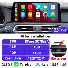 Load image into Gallery viewer, Eunavi 10.25&#39;&#39;/12.3&#39;&#39; Android 10 Car Radio Stereo For BMW 3 Series E90 E91 E92 E93 2006-2012 Multimedia Player CarPlay GPS DSP
