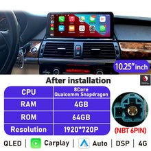 Load image into Gallery viewer, Eunavi 10.25&#39;&#39;/12.3&#39;&#39; Android 10 Car Radio Stereo For BMW X5 F15 2013-2017 NBT System Multimedia Video Player CarPlay DSP GPS