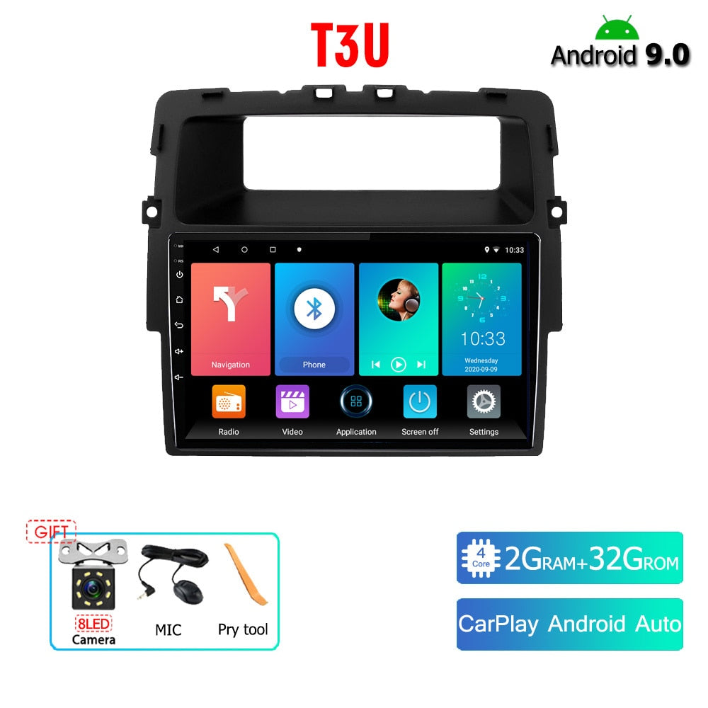 8G 128G Car Radio Android 10 For Nissan Primastar J4 For Opel Vivaro X83 For Renault Trafic Stereo Player Head Unit 7 inch DVD