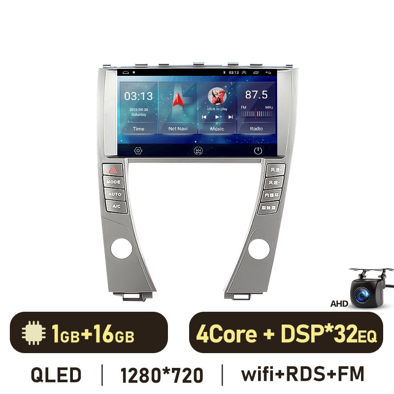 Eunavi Android 11 7862c Car Radio DSP Multimedia Player For Lexus ES300 330 2006-2012 Autoradio Video GPS Navigation 4G QLED