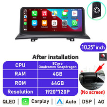 Load image into Gallery viewer, Eunavi 10.25&#39;&#39; Screen 1920*720P Android Auto Radio For BMW X3 E83 2006-2010 Car Multimedia Player Navigation GPS Carplay No DVD