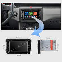 Load image into Gallery viewer, Eunavi 2 Din Android Car DVD Audio Radio Multimedia For VW GOLF 6 Polo Bora JETTA B6 PASSAT Tiguan SKODA OCTAVIA GPS Navigator