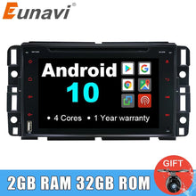 Load image into Gallery viewer, Eunavi 2 Din Android 10 Car DVD radio For Chevrolet/Silverado/Tahoe/Monte GMC Yukon/Denali/Acadia 2din gps stereo multimedia