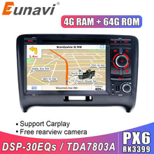 Load image into Gallery viewer, Eunavi 2 din Android 9.0 Car radio dvd stereo multimedia player For Audi/TT 2006-2012 Canbus DDR3 TDA7851 Headunit RDS WIFI