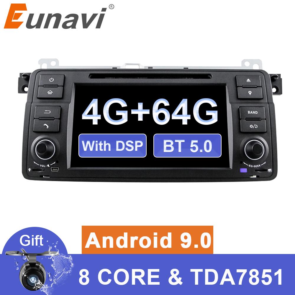 Eunavi Android 9 Car Multimedia player For BMW E46 M3 318 320 325 330 335 Rover 75 1998-2006 GPS DVD auto radio stereo one 1 din