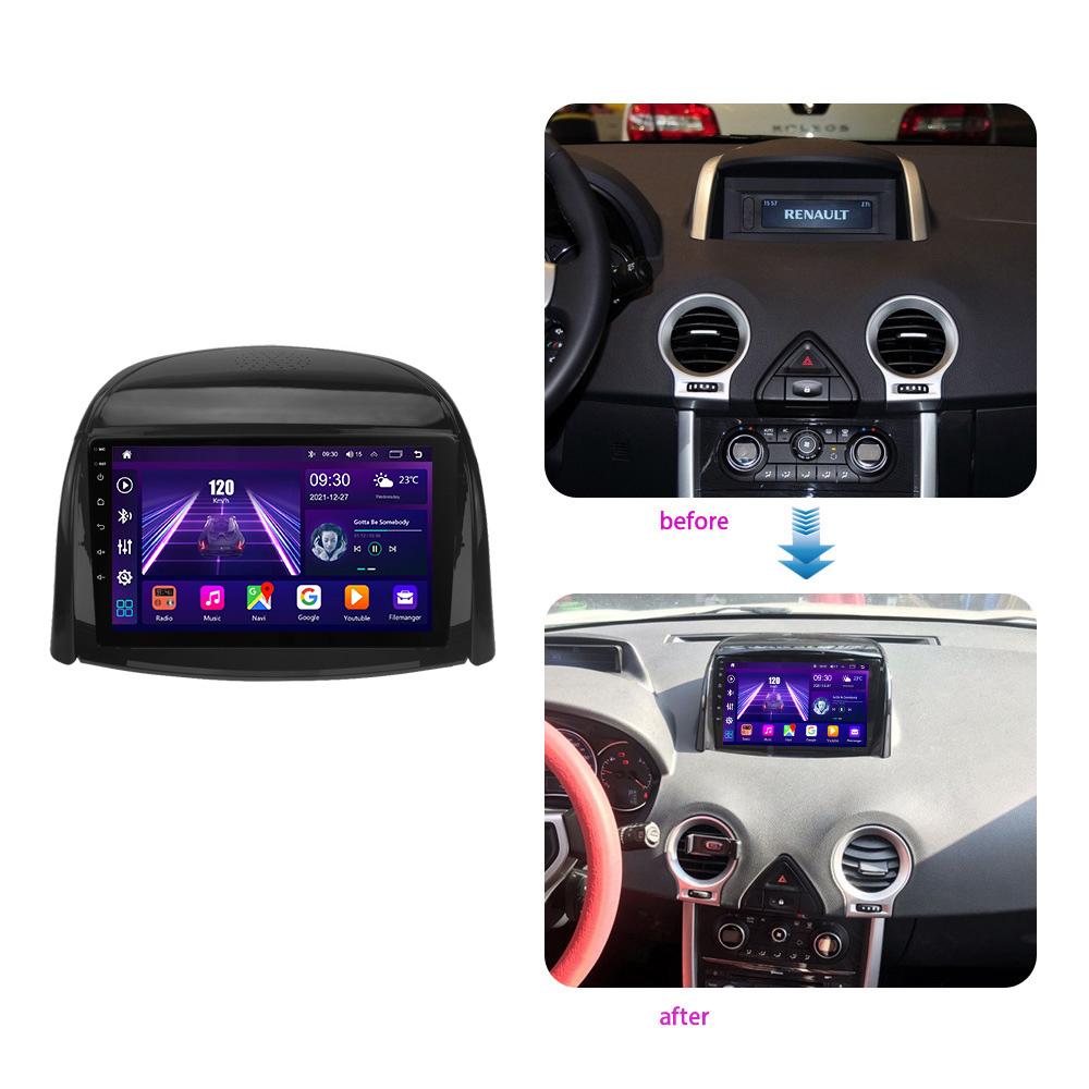Eunavi 2 din Android auto For Renault Koleos 2008-2016 Car Radio Multimedia Video Player stereo GPS carplay 4G QLED 2DIN