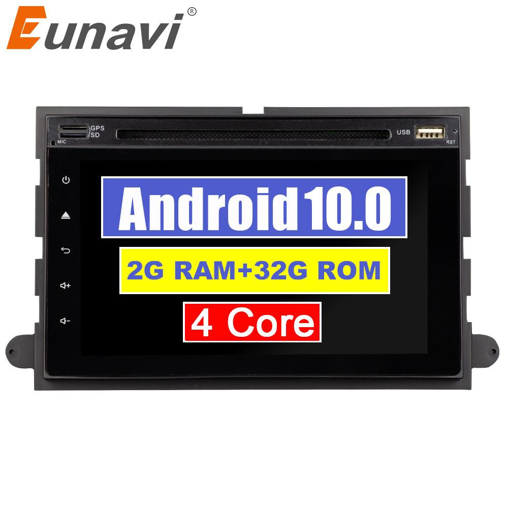 Eunavi 7 inch 2Din Android 10 Car DVD for Ford Focus Fusion Expedition Explorer F150 F350 F500 Escape Edge Mustang Radio IPS RDS
