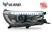 Load image into Gallery viewer, VLAND Headlamp Car Headlights Assembly for Toyota Hilux 2015 2016 2017 2018 2019 Headlight with moving turn signal Dual Beam Len