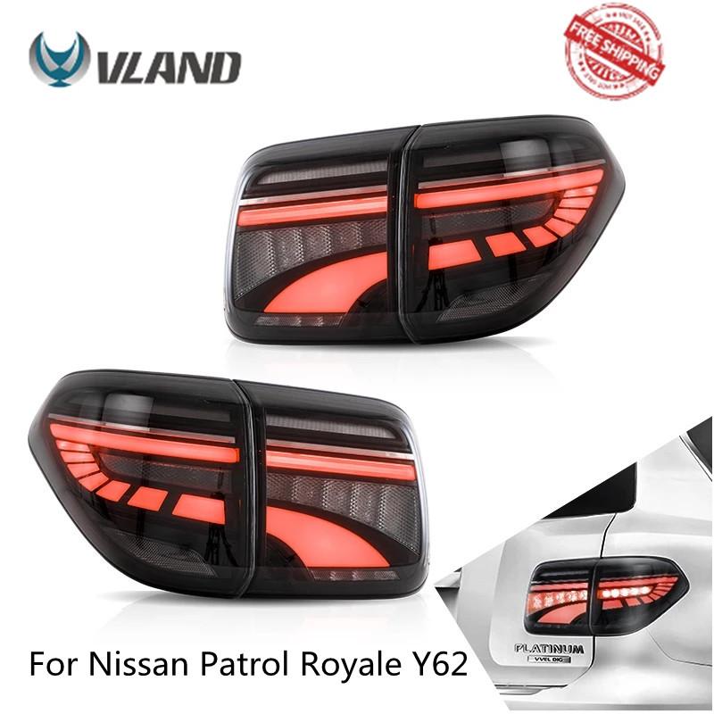 VLAND Factory Wholesales 6th Gen Armada Rear Light 2010-UP Led Tail Lights For Nissan Patrol Royale Y62