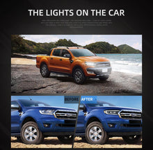 Load image into Gallery viewer, Vland Car Lamp Assembly For Ford Ranger 2015 2016 2017 2018 2019 2020 T6 T7 Headlights Full LED Front Lights Dynamic Turn Signal