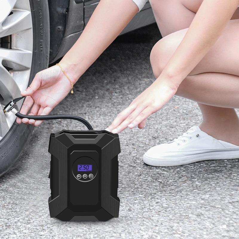 Car air pump, car, portable car, electric tire, multi-function air pump, 12v car pump