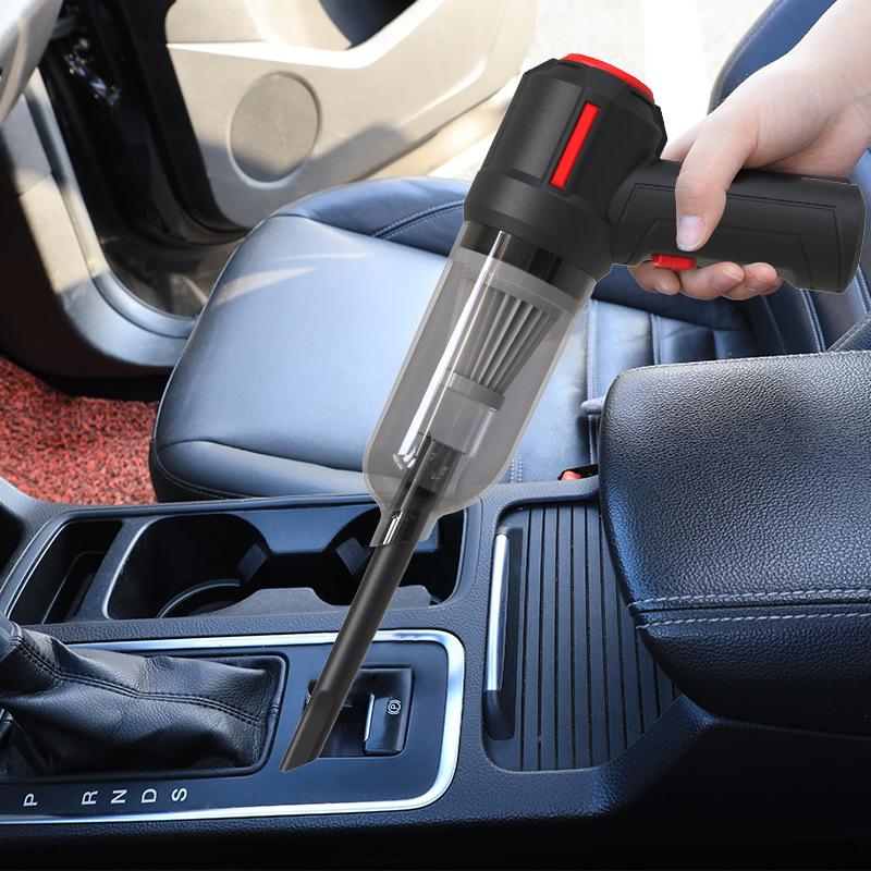 Car vacuum cleaner Handheld wet and dry vacuum cleaner Cordless car home dual-purpose high-power vacuum cleaner Portable