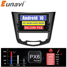 Load image into Gallery viewer, Eunavi 9&#39;&#39; Android 10 Car GPS Radio for Nissan X-Trail Qashqail 2014-2017 Navigation Stereo Multimedia Player 4G 64G NO DVD