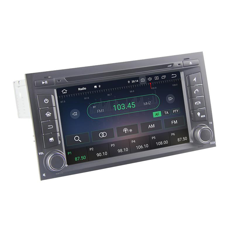 Eunavi 1 Din Android 9.0 Car Radio DVD Multimedia Player For Seat Leno GPS Navigation Stereo WIFI Autoradio one din headunit