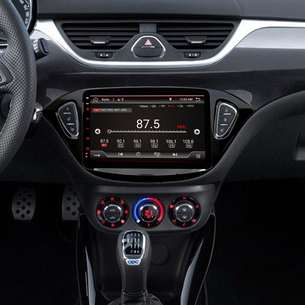 Eunavi 2 din car radio 4G+64G android 10 for Opel Corsa E 2014 2015 2016 GPS Navi WIFI car stereo PX6 1.8GHz Autoradio no dvd