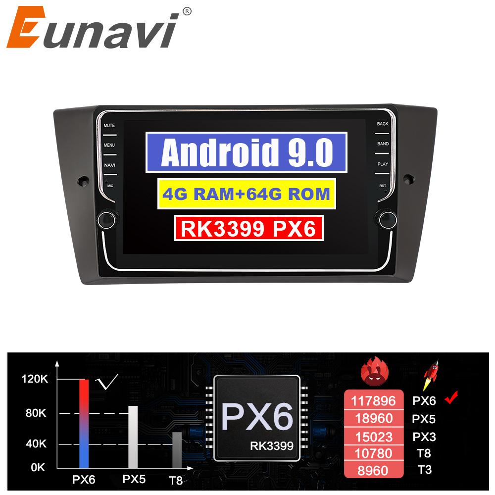Eunavi 1 din Android Car Radio gps For BMW 3-Series E90 2005-2012 stereo navigation multimedia player touch screen headunit HDMI