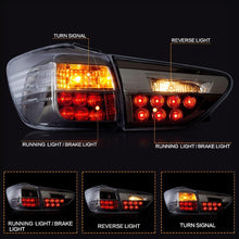 Cargar imagen en el visor de la galería, VLAND Tail lights Assembly for Toyota Wish Taillight 2009-2015 Tail Lamp with Turn Signal Reverse Lights LED DRL light