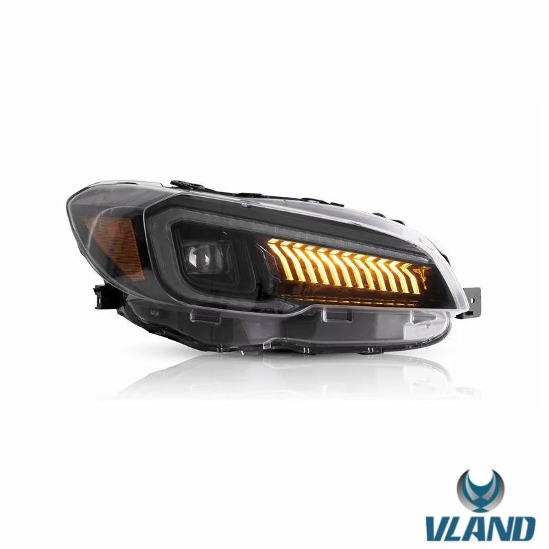 VLAND Factory For WRX 2015-UP With Squential Indicator in LED Dual beam Lens Design Plug And Play