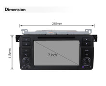Load image into Gallery viewer, Eunavi one 1 din Android 10 Car DVD Radio GPS for BMW E46 M3 Rover 3 Series auto radio stereo navigation headunit in dash 4G RDS