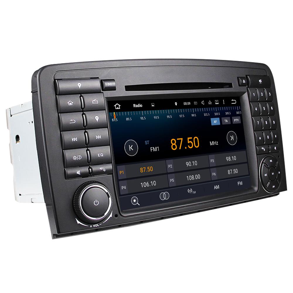 Eunavi 2 din Octa core Android 9 Car multimedia radio dvd gps for Mercedes Benz R Class W251 2006-2013 R280 R300 R320 R350 DSP