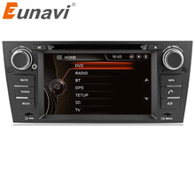 Load image into Gallery viewer, Eunavi Single 1 din Car Radio Audio DVD Player GPS For Bmw E90 E91 E92 E93 320i 325i 330i 3 Series Manual Air-Condiction Version