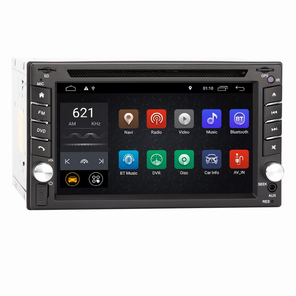 Eunavi 2 Din Android 10 System Car Multimedia Player auto dvd radio stereo audio 2din GPS Navigation WIFI DSP TDA7851 USB