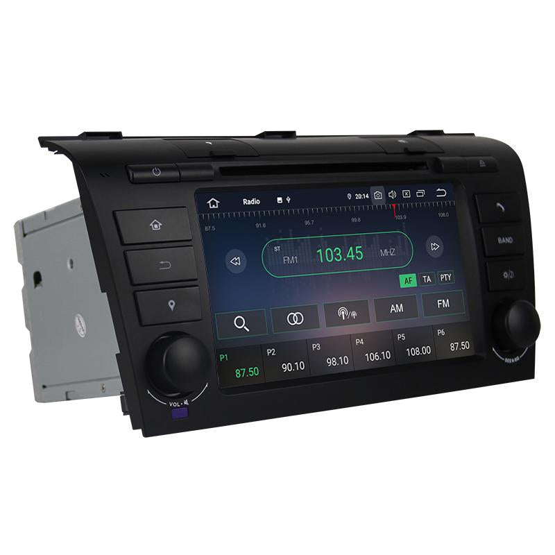 Eunavi 2 din Android 9 Car DVD multimedia player for Mazda 3 2004-2009 gps navigation Radio stereo headunit TDA7851 7 inch wifi