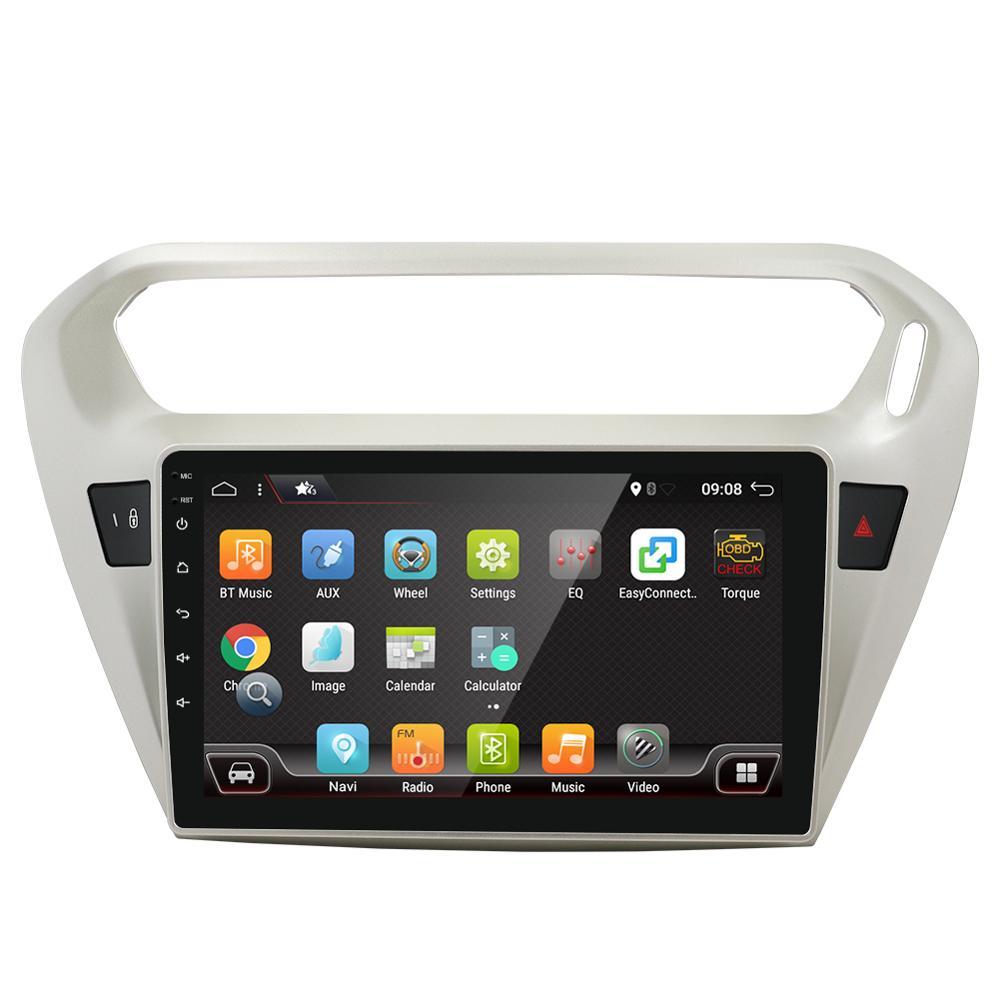 Eunavi Android 10 for Peugeot 301 Citroen Elysee 2014 2015 2016 2din Car Radio Multimedia video player 2 din GPS Navigation