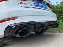 Load image into Gallery viewer, Rs3 Style Rear Diffuser With Exhaust For 2017-2019 Audi A3 S-line Sedan, ASPP Body kit,High Quality Auto Parts