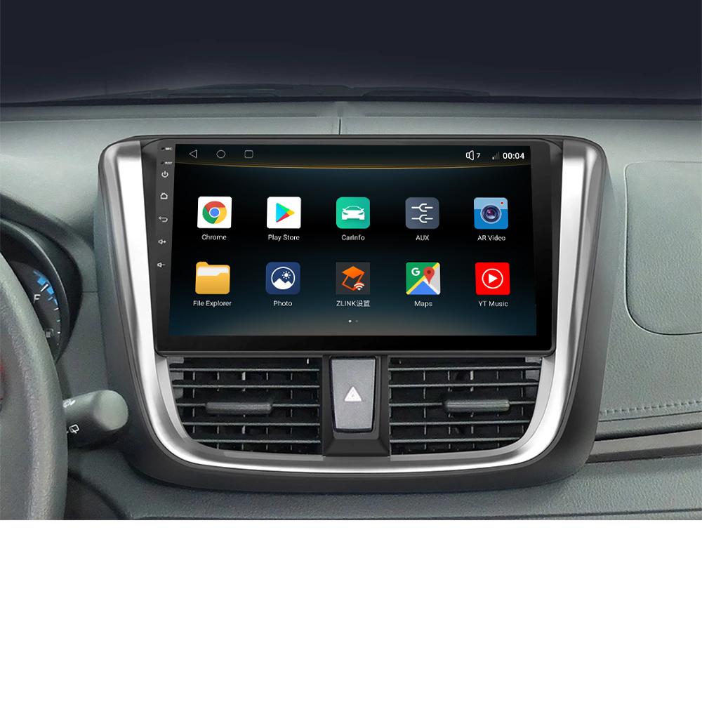 Eunavi 2 din car radio stereo multimedia for Toyota Yaris 2017 GPS 2din headunit IPS TDA7851 WIFI RDS Subwoofer Android 10 USB
