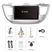 Load image into Gallery viewer, Eunavi Android system 2 din car multimedia radio player for Hyundai Tucson IX35 2014-2016 gps navigation headunit 4G 64GB no dvd