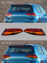 Cargar imagen en el visor de la galería, VLAND Tail Lights Assembly For Volkswagen Golf 7 2013-2019 Taillight Tail Lamp With Turn Signal Reverse Lights LED DRL Light