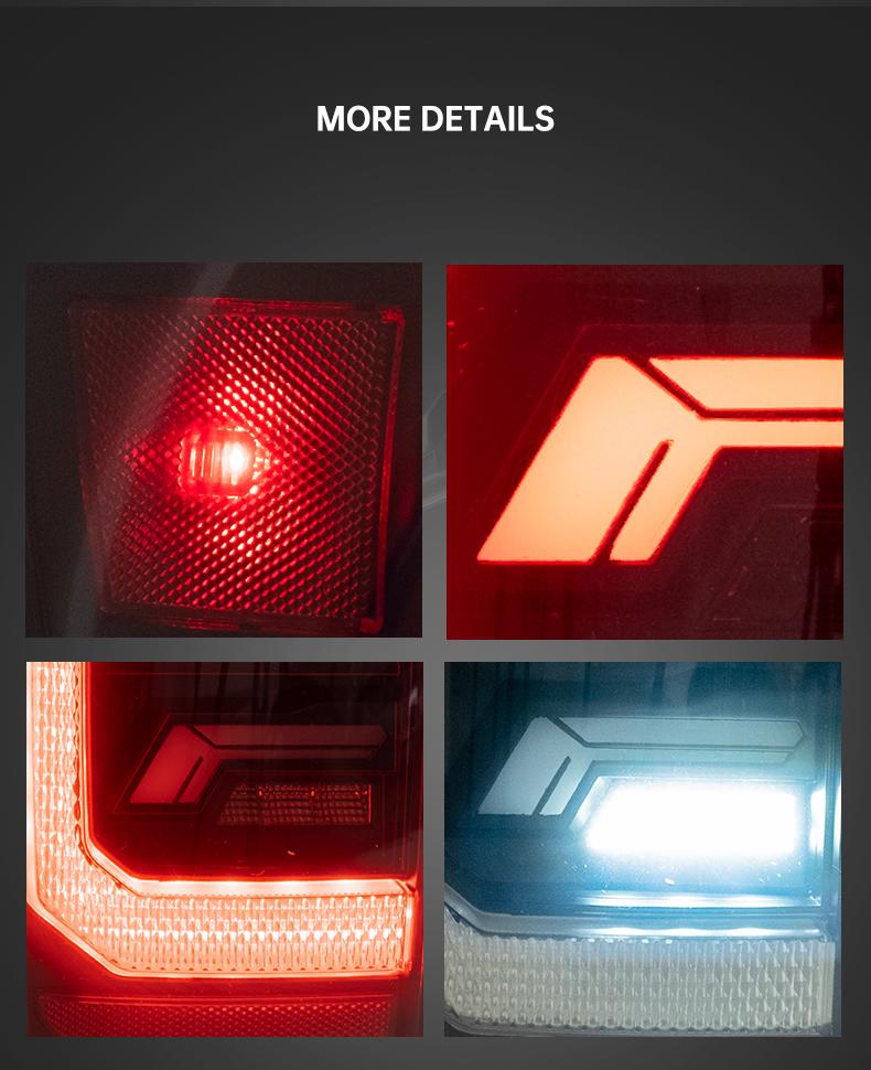 VLAND Full LED Taillights Rear Light TRD Off Road tail lights trucks For Toyota Tacoma TRD Sport SR5 Limited 2016- 2021