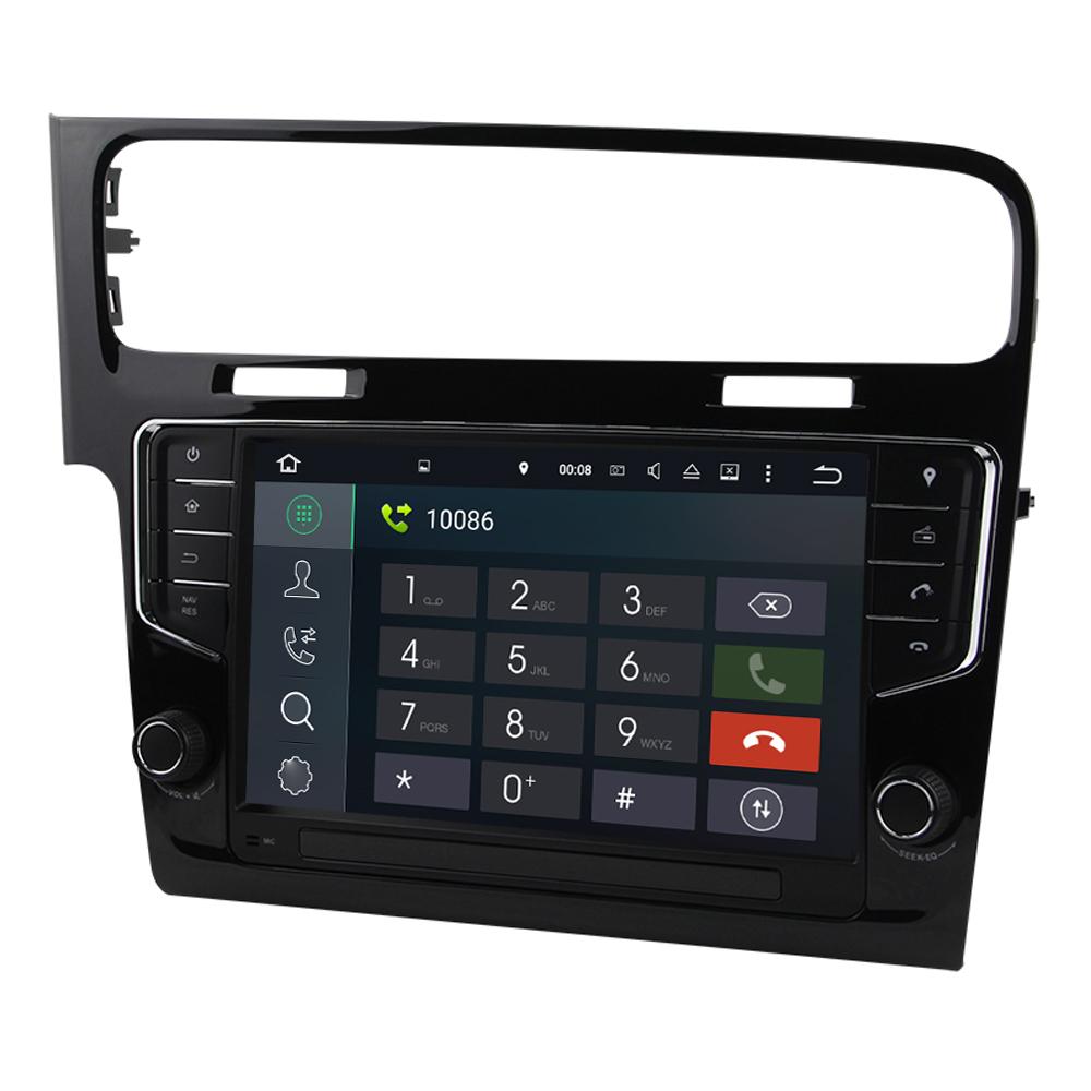 Eunavi Android Car Radio GPS Multimedia Player for VW GOLF 7 golf7 2013-2017 head unit navigation TDA7851 Auto audio wifi rds am