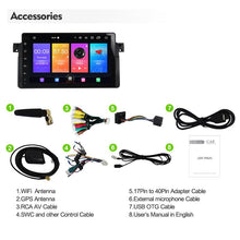 Load image into Gallery viewer, Eunavi Android 10 Car Multimedia Radio Player for BMW E46 M3 318i 320i 325i GPS One 1 din Autoradio Stereo Audio DSP 4G WIFI RDS