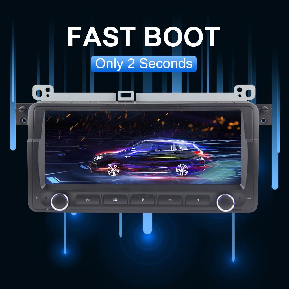 Eunavi 8.8 cal samochodowy radioodtwarzacz multimedialny z androidem dla BMW E46 M3 Rover serii 3 GPS Audio ekran hd DSP RDS wbudowany Carplay