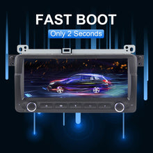 Załaduj zdjęcie do przeglądarki galerii, Eunavi 8.8 cal samochodowy radioodtwarzacz multimedialny z androidem dla BMW E46 M3 Rover serii 3 GPS Audio ekran hd DSP RDS wbudowany Carplay