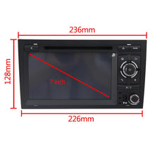 Load image into Gallery viewer, Eunavi 2 Din 7&#39;&#39; Car GPS Navigation DVD Player Stereo Video For Audi A4 S4 2002-2007 with steer wheel control touch screen